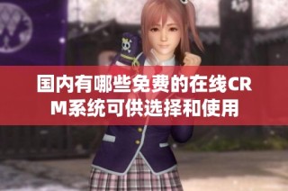 国内有哪些免费的在线CRM系统可供选择和使用