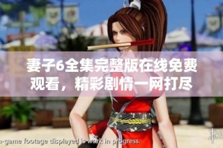妻子6全集完整版在线免费观看，精彩剧情一网打尽