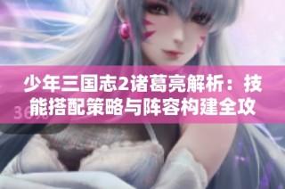 少年三国志2诸葛亮解析：技能搭配策略与阵容构建全攻略