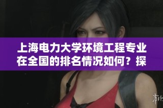 上海电力大学环境工程专业在全国的排名情况如何？探讨该专业的前景和优势