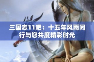 三国志11吧：十五年风雨同行与您共度精彩时光