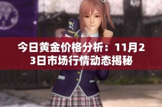 今日黄金价格分析：11月23日市场行情动态揭秘