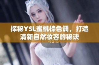 探秘YSL蜜桃棕色调，打造清新自然妆容的秘诀