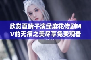 欣赏夏晴子演绎麻花传剧MV的无痕之美尽享免费观看盛宴