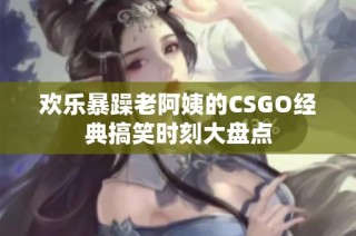 欢乐暴躁老阿姨的CSGO经典搞笑时刻大盘点