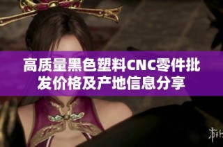 高质量黑色塑料CNC零件批发价格及产地信息分享
