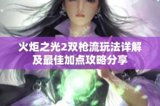 火炬之光2双枪流玩法详解及最佳加点攻略分享