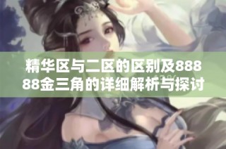精华区与二区的区别及88888金三角的详细解析与探讨