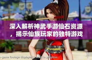 深入解析神武手游仙石资源，揭示仙族玩家的独特游戏优势技巧