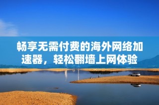 畅享无需付费的海外网络加速器，轻松翻墙上网体验