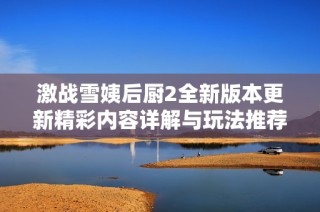 激战雪姨后厨2全新版本更新精彩内容详解与玩法推荐