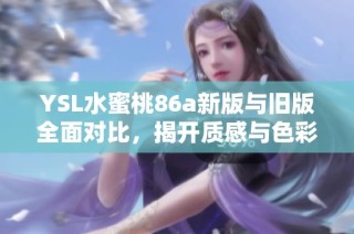 YSL水蜜桃86a新版与旧版全面对比，揭开质感与色彩的秘密