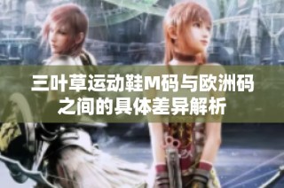 三叶草运动鞋M码与欧洲码之间的具体差异解析