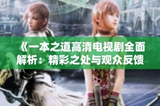 《一本之道高清电视剧全面解析：精彩之处与观众反馈》