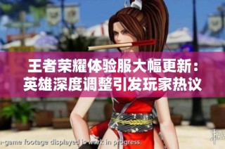 王者荣耀体验服大幅更新：英雄深度调整引发玩家热议