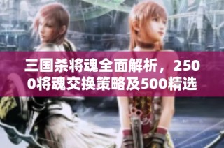三国杀将魂全面解析，2500将魂交换策略及500精选将魂推荐指南