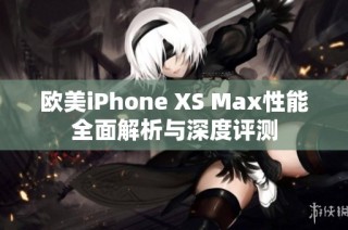 欧美iPhone XS Max性能全面解析与深度评测