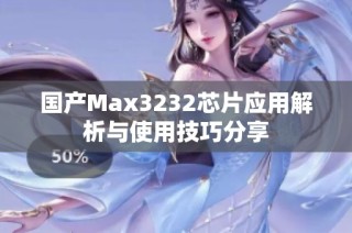 国产Max3232芯片应用解析与使用技巧分享