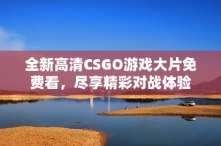 全新高清CSGO游戏大片免费看，尽享精彩对战体验