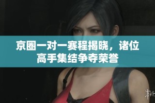 京圈一对一赛程揭晓，诸位高手集结争夺荣誉