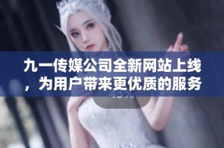 九一传媒公司全新网站上线，为用户带来更优质的服务体验