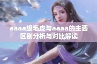aaaa级毛皮与aaaa的主要区别分析与对比解读