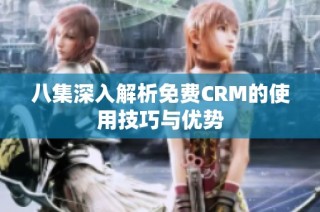 八集深入解析免费CRM的使用技巧与优势