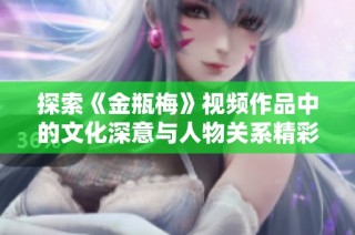 探索《金瓶梅》视频作品中的文化深意与人物关系精彩解析