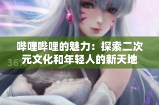 哔哩哔哩的魅力：探索二次元文化和年轻人的新天地