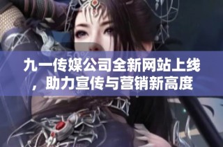 九一传媒公司全新网站上线，助力宣传与营销新高度