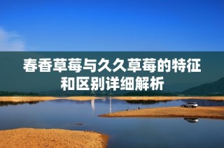 春香草莓与久久草莓的特征和区别详细解析