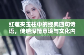 红莲夹玉柱中的经典四句诗语，传递深情意境与文化内涵