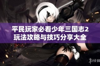 平民玩家必看少年三国志2玩法攻略与技巧分享大全