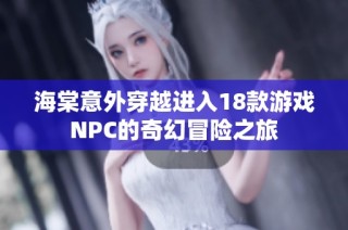 海棠意外穿越进入18款游戏NPC的奇幻冒险之旅