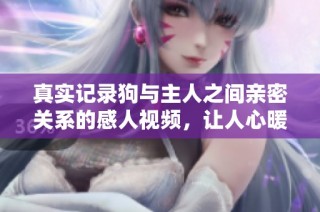 真实记录狗与主人之间亲密关系的感人视频，让人心暖不已