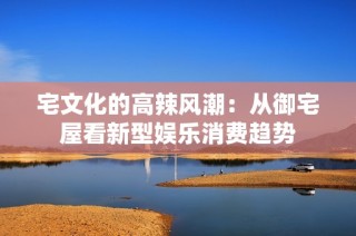 宅文化的高辣风潮：从御宅屋看新型娱乐消费趋势