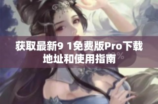 获取最新9 1免费版Pro下载地址和使用指南