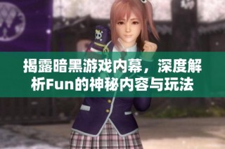 揭露暗黑游戏内幕，深度解析Fun的神秘内容与玩法