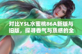 对比YSL水蜜桃86A新版与旧版，探寻香气与质感的全新变化与体验