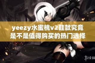 yeezy水蜜桃v2鞋款究竟是不是值得购买的热门选择分析
