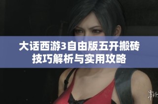 大话西游3自由版五开搬砖技巧解析与实用攻略