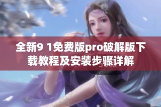 全新9 1免费版pro破解版下载教程及安装步骤详解