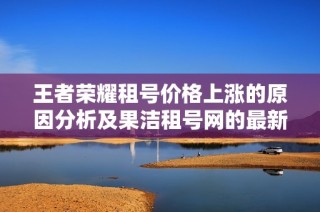 王者荣耀租号价格上涨的原因分析及果洁租号网的最新动态解读