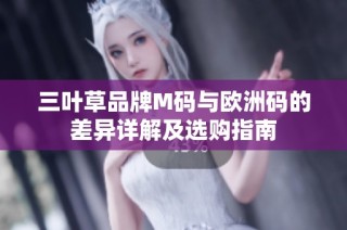 三叶草品牌M码与欧洲码的差异详解及选购指南