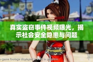 真实盗窃事件视频曝光，揭示社会安全隐患与问题