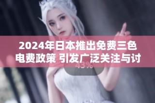 2024年日本推出免费三色电费政策 引发广泛关注与讨论