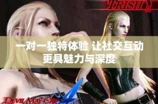 一对一独特体验 让社交互动更具魅力与深度