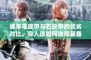 绵羊毛皮甲与石块甲的优劣对比，穷人该如何选择装备？