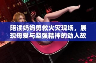 陪读妈妈勇救火灾现场，展现母爱与坚强精神的动人故事