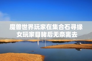 魔兽世界玩家在集合石寻缘 女玩家目睹后无奈离去